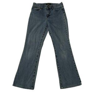 LRL Boot Cut Jeans Size 6 Lauren Ralph Lauren Light Rinse Stretch Womens